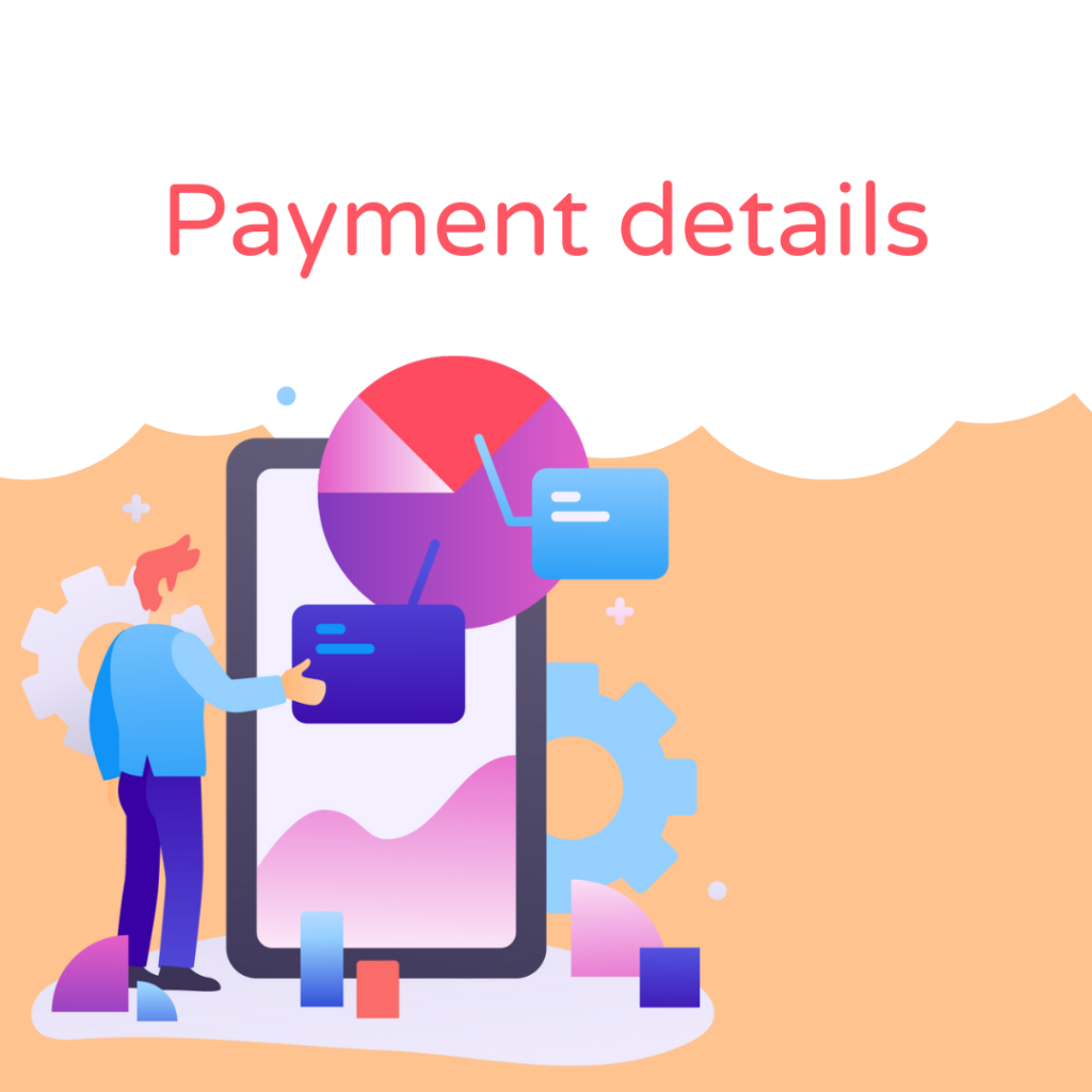 Payment details Illustration Instagram posts